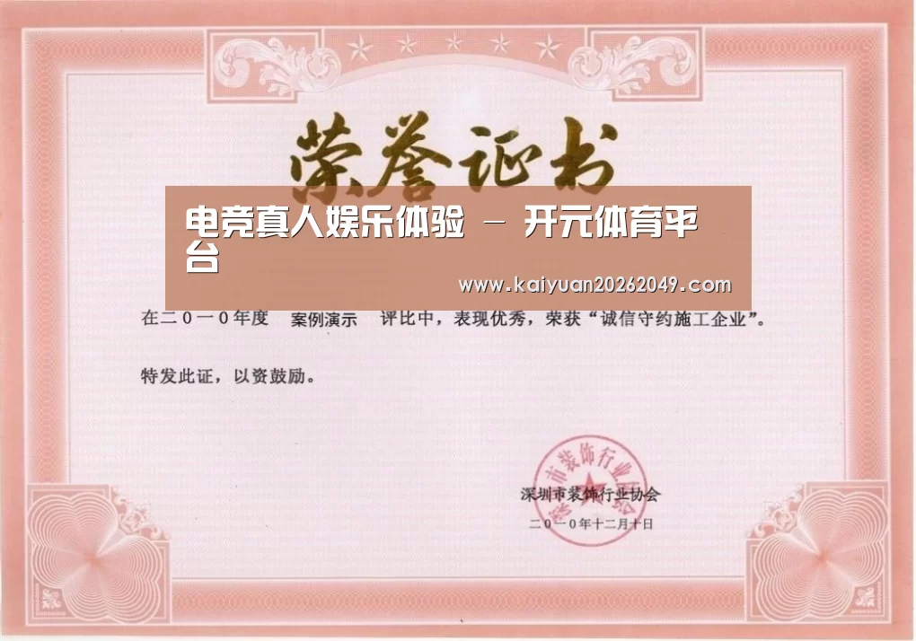 荣誉证书二